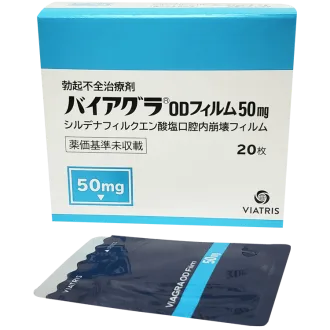 バイアグラODフィルムのパッケージ